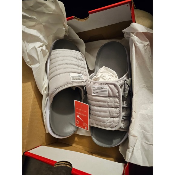 Nike Asuna 2 Slides Men's Grey Ore NIB - Picture 5 of 7